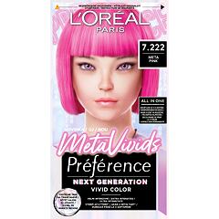 Barva na vlasy L'Oréal Paris Préférence Meta Vivids 75 ml 7.222 Meta Pink