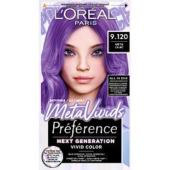 Barva na vlasy L'Oréal Paris Préférence Meta Vivids 75 ml 9.120 Meta Lilac