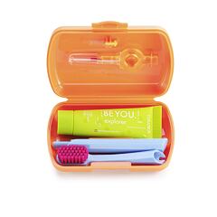 Klasický zubní kartáček Curaprox Travel Set Orange 1 ks