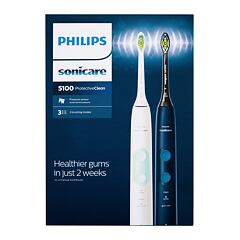 Sonický zubní kartáček Philips Sonicare 5100 Protective Clean HX6851/34 1 ks Kazeta