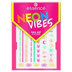 Ozdoby na nehty Essence Nail Stickers Neon Vibes 1 balení