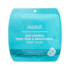 Pleťová maska AHAVA Age Control Even Tone & Brightening Sheet Mask 17 g