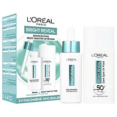 Denní pleťový krém L'Oréal Paris Bright Reveal Dark Spot UV Fluid SPF50+ 50 ml Kazeta