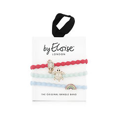 Gumička na vlasy By Eloise London Bangle Set Turtle Island 1 ks