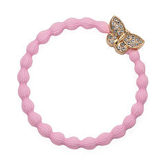 Gumička na vlasy By Eloise London Bling Charms Butterfly 1 ks Soft Pink