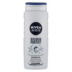 Sprchový gel Nivea Men Silver Protect 500 ml