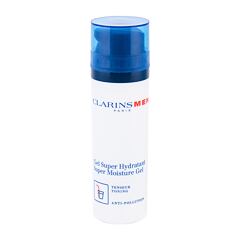 Pleťový gel Clarins Men Super Moisture Gel 50 ml poškozená krabička