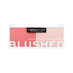 Konturovací paletka Revolution Relove Colour Play Blushed Duo Blush & Highlighter 5,8 g Cute