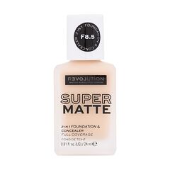 Make-up Revolution Relove Super Matte 2 in 1 Foundation & Concealer 24 ml F8.5