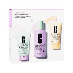 Čisticí voda Clinique 3-Step Skin Care 60 ml Kazeta