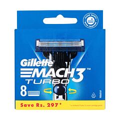 Náhradní břit Gillette Mach3 Turbo 8 ks