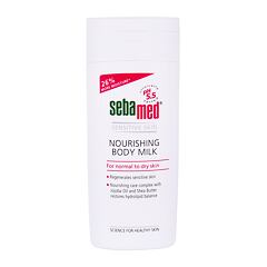 Tělové mléko SebaMed Sensitive Skin Nourishing 200 ml poškozená krabička