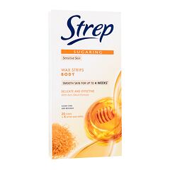 Depilační přípravek Strep Sugaring Wax Strips Body Delicate And Effective Sensitive Skin 20 ks poškozená krabička