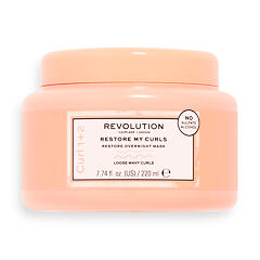 Maska na vlasy Revolution Haircare London Curl 1+2 Restore My Curls Restore Overnight Mask 220 ml
