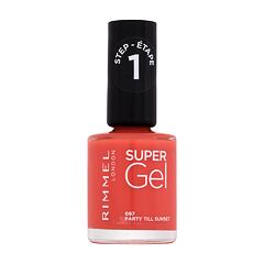 Lak na nehty Rimmel London Super Gel STEP1 12 ml 097 Party Till Sunset