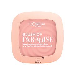 Tvářenka L'Oréal Paris Paradise Blush 9 ml 01 Life Is Peach