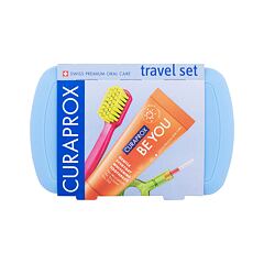 Klasický zubní kartáček Curaprox Travel Set Blue 1 ks