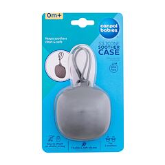 Pouzdro na dudlík Canpol babies Silicone Soother Case Grey 1 ks