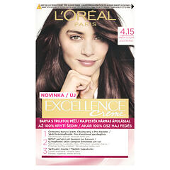 Barva na vlasy L'Oréal Paris Excellence Creme Triple Protection 48 ml 4,15 Frosted Brown