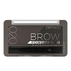 Set a paletka na obočí Catrice Brow Powder Set Waterproof 4 g 020 Ash Brown