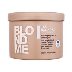 Maska na vlasy Schwarzkopf Professional Blond Me All Blondes Detox Mask 500 ml