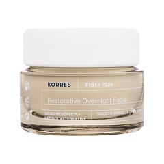 Noční pleťový krém Korres White Pine Restorative Overnight Facial Cream 40 ml