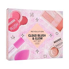 Oční stín Makeup Revolution London Cloud Blush & Glow Gift Set 4 g poškozená krabička Kazeta