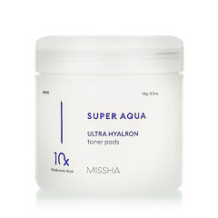 Čisticí ubrousky Missha Super Aqua Ultra Hyalron Toner Pads 90 ks