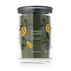 Vonná svíčka Yankee Candle Signature Sage & Citrus Tumbler 567 g