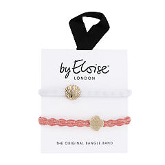 Gumička na vlasy By Eloise London Bangle Set Coral Beach 1 ks