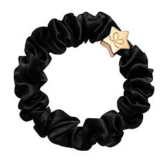 Gumička na vlasy By Eloise London Silk Scrunchie Gold Star 1 ks Black