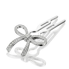 Spona do vlasů Fiona Franchimon Nº1 Hairpin Steel Crystals By Swarovski 1 ks White Gold Finish