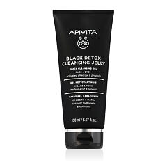 Čisticí gel Apivita Black Detox Cleansing Jelly 150 ml