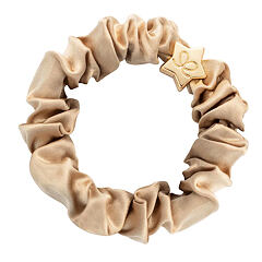 Gumička na vlasy By Eloise London Silk Scrunchie Gold Star 1 ks Sand