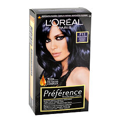 Barva na vlasy L'Oréal Paris Préférence Féria 60 ml P12 Blue Black Pearl poškozená krabička