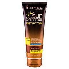 Samoopalovací přípravek Rimmel London Sun Shimmer Instant Tan 125 ml Medium Shimmer
