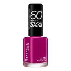 Lak na nehty Rimmel London 60 Seconds Super Shine 8 ml 340 Berries And Cream