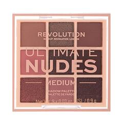 Oční stín Makeup Revolution London Ultimate Nudes 8,1 g Medium