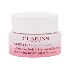 Pleťová maska Clarins White Plus Brightening Revive Night Mask-Gel 50 ml