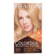 Barva na vlasy Revlon Colorsilk Beautiful Color 59,1 ml 74 Medium Blonde Kazeta