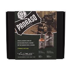 Šampon PRORASO Cypress & Vetyver Special Beard Care Set 200 ml Kazeta