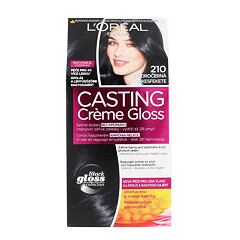 Barva na vlasy L'Oréal Paris Casting Creme Gloss 48 ml 210 Blue Black poškozená krabička