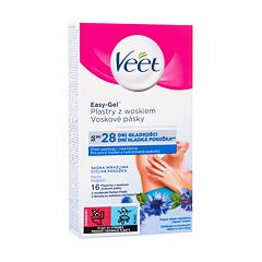 Depilační přípravek Veet Easy-Gel Wax Strips Armpit Sensitive Skin 16 ks