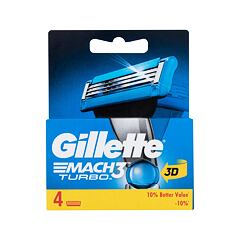 Náhradní břit Gillette Mach3 Turbo 3D 4 ks