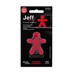 Vůně do auta Mr&Mrs Fragrance Jeff  Soft Touch Raspberry & Patchouli 1 ks