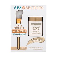 Pleťová maska Xpel Spa Secrets Almond & Oat 2-in-1 Polishing Face Mask 140 ml Kazeta