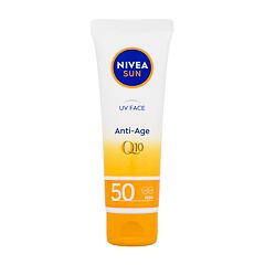 Opalovací přípravek na obličej Nivea Sun UV Face Q10 Anti-Age SPF50 50 ml