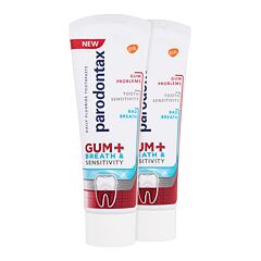 Zubní pasta Parodontax Gum+ Breath & Sensitivity Duo 2x75 ml
