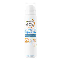 Opalovací přípravek na obličej Garnier Ambre Solaire Super UV Over Makeup Protection Mist SPF50 75 ml