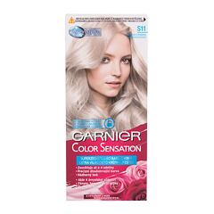 Barva na vlasy Garnier Color Sensation 40 ml S11 Ultra Smoky Blonde poškozená krabička